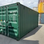 Neuer 20 Fuß Baucontainer Grün UNDU-228533-3