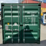 Neuer 20 Fuß Baucontainer Grün UNDU-228533-3