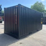 Neuer 20 Fuß HC Open-Side Container Schwarz HAKU-252271-2