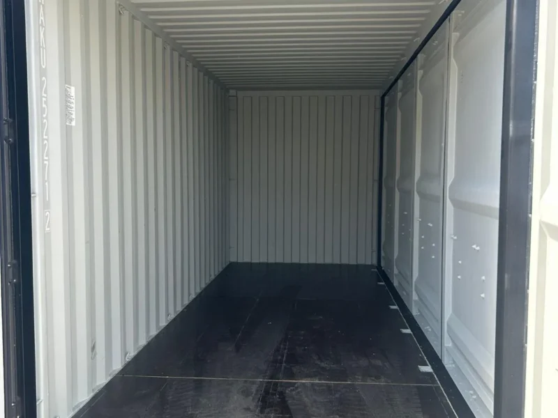 Neuer 20 Fuß HC Open-Side Container Schwarz HAKU-252271-2