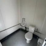 Neuer 20 Fuß Sanitärcontainer Grau DBVU-000011-0