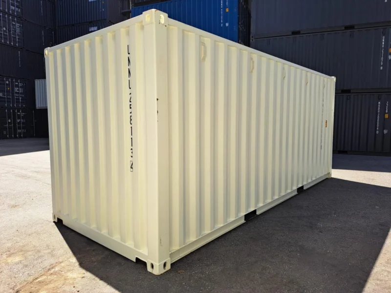 Neuer 20 Fuß Seecontainer Weiß UNNU-258113-4