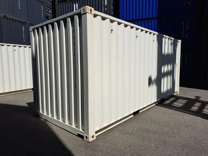 Neuer 20 Fuß Seecontainer Weiß UNNÜTZ-258091-9