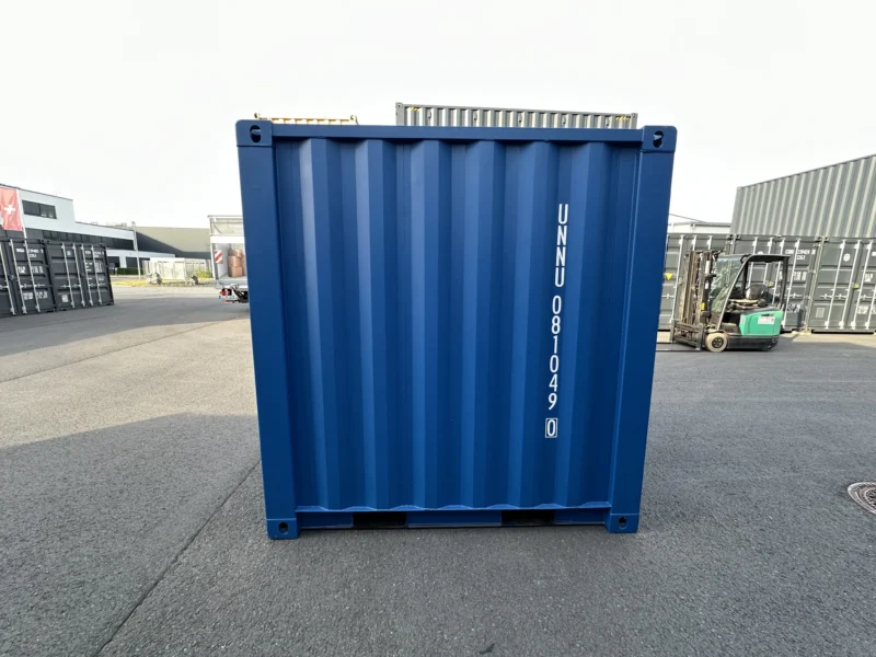Neuer 8 Fuß Baucontainer Blau UNNU-081049-0