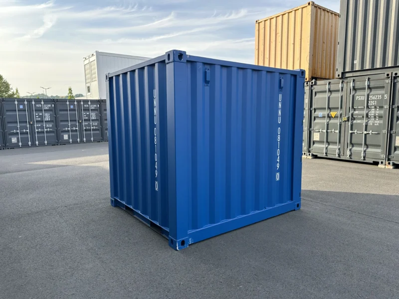 Neuer 8 Fuß Baucontainer Blau UNNU-081049-0
