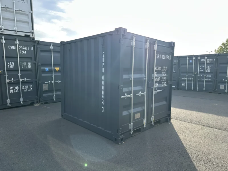 Neuer 8 Fuß Baucontainer Grau SUPU-00009-4