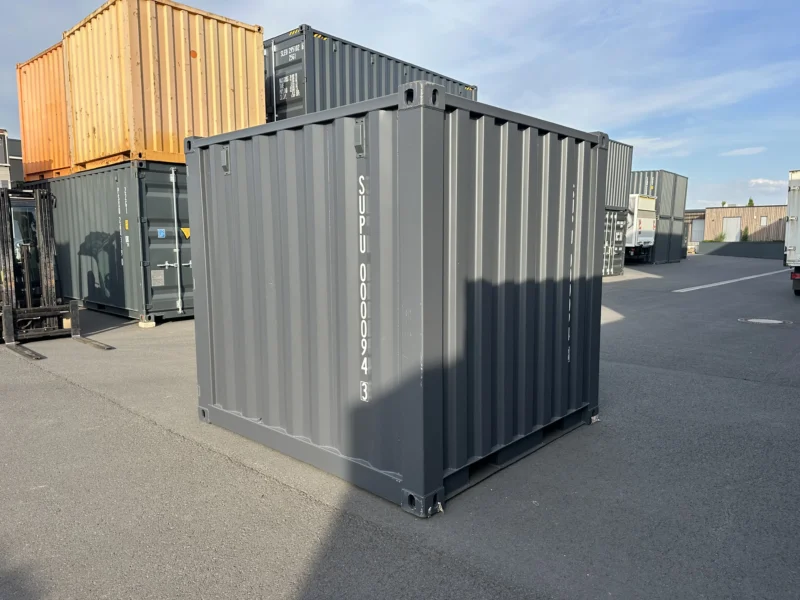 Neuer 8 Fuß Baucontainer Grau SUPU-00009-4