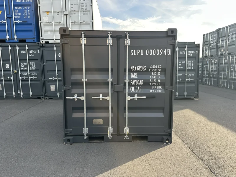 Neuer 8 Fuß Baucontainer Grau SUPU-00009-4
