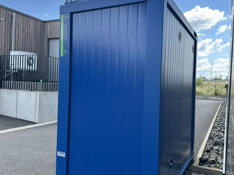 Neuer 8 Fuß Sanitärcontainer Blau DBVU-000012-0