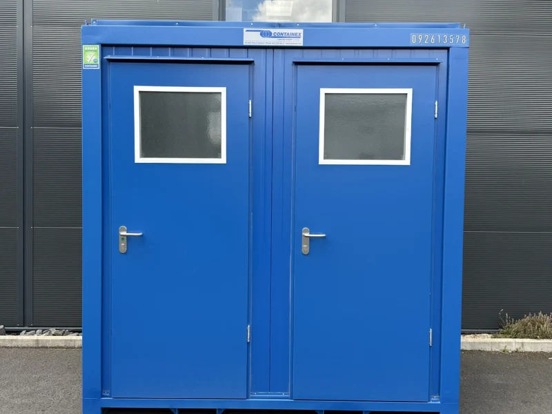 Neuer 8 Fuß Sanitärcontainer Blau DBVU-000012-0