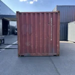 Gebrauchter 20 Fuß Baucontainer Rot DRYU-217393-9