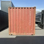 Gebrauchter 20 Fuß Baucontainer Rot GLDU-557624-2