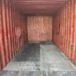 Gebrauchter 20 Fuß Baucontainer Rot GLDU-557624-2