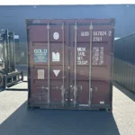 Gebrauchter 20 Fuß Baucontainer Rot GLDU-557624-2