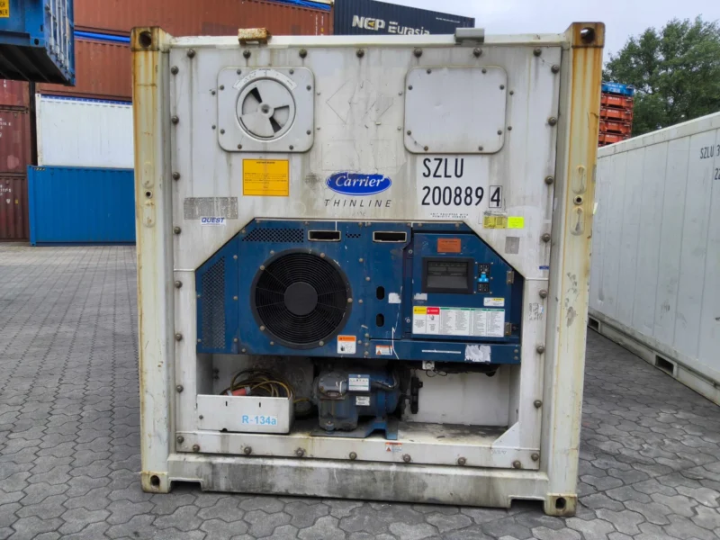 Gebrauchter 20 Fuß Kühlcontainer Weiß SZLU-200899-4