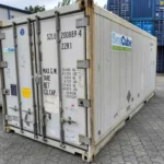 Gebrauchter 20 Fuß Kühlcontainer Weiß SZLU-200899-4