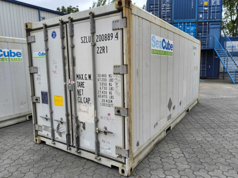 Gebrauchter 20 Fuß Kühlcontainer Weiß SZLU-200899-4