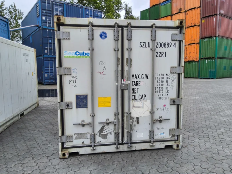 Gebrauchter 20 Fuß Kühlcontainer Weiß SZLU-200899-4