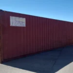 Gebrauchter 40 Fuß HC Seecontainer Braun BMOU-484836-8
