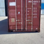 Gebrauchter 40 Fuß HC Seecontainer Braun BMOU-484836-8