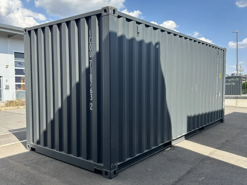 Neuer 20 Fuß Baucontainer Grau ICOU-718763-2