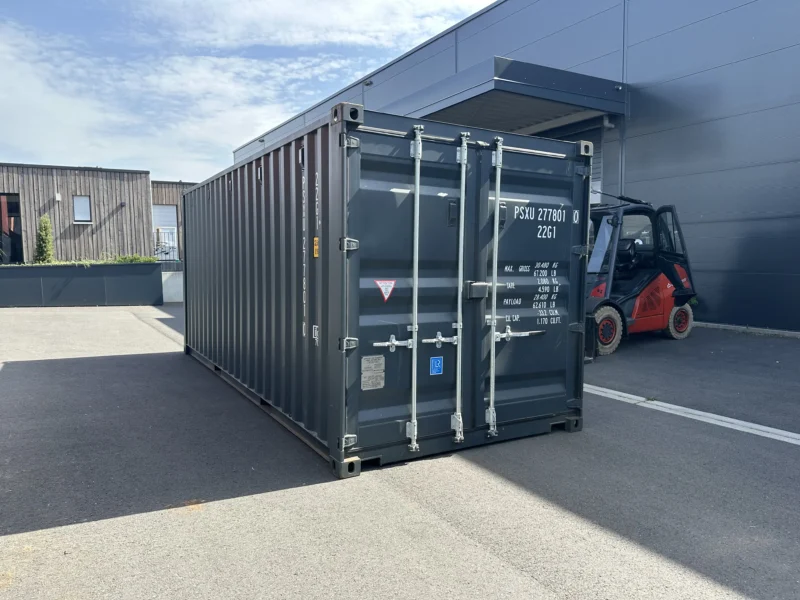 Neuer 20 Fuß Baucontainer Grau PSXU-277801-0