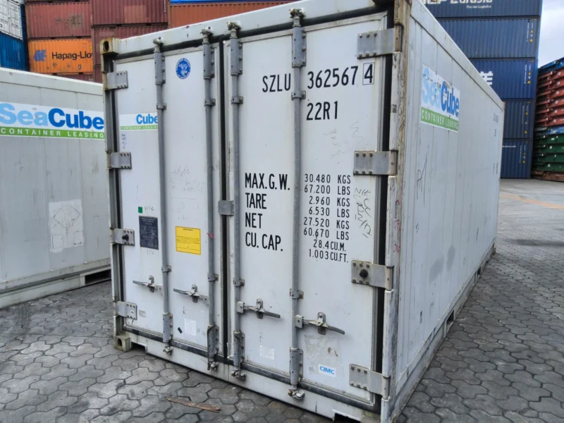 Neuer 20 Fuß Kühlcontainer Weiß SZLU-362567-4