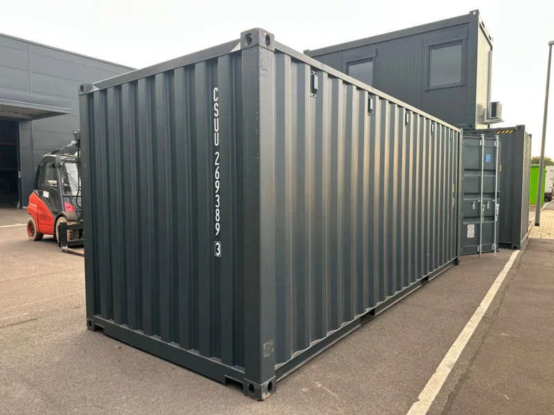 Neuer 20 Fuß Seecontainer Grau CSUU-269389-3