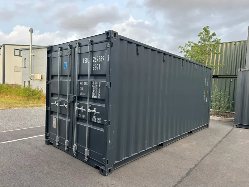 Neuer 20 Fuß Seecontainer Grau CSUU-269389-3