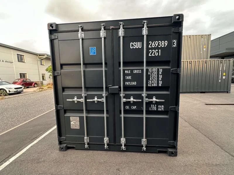 Neuer 20 Fuß Seecontainer Grau CSUU-269389-3