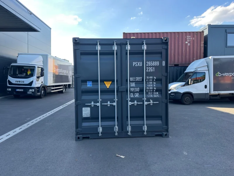 Neuer 20 Fuß Seecontainer Grau PSXU-265889-0