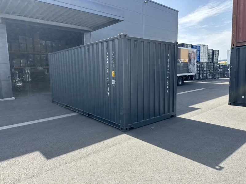 Neuer 20 Fuß Seecontainer Grau PSXU-274774-4