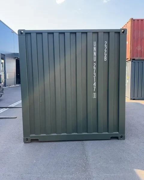 Neuer 20 Fuß Seecontainer Grün UNNU-273147-1