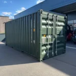 Neuer 20 Fuß Seecontainer Grün UNNU-273147-1