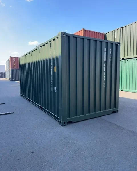 Neuer 20 Fuß Seecontainer Grün UNNU-273147-1