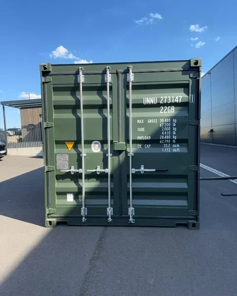 Neuer 20 Fuß Seecontainer Grün UNNU-273147-1