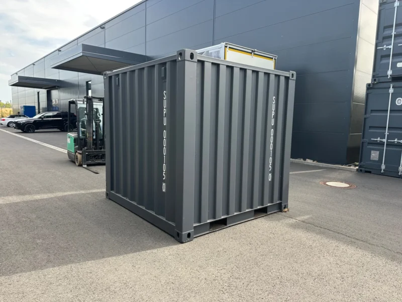 Neuer 8 Fuß Baucontainer Grau SUPU-000105-0