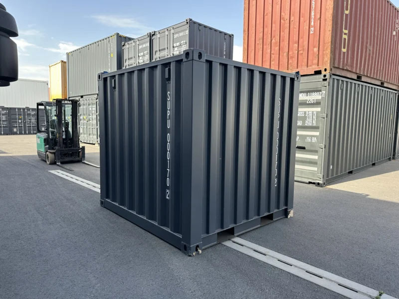 Neuer 8 Fuß Lagercontainer Grau SUPU-000170-2