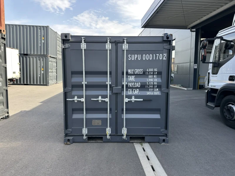 Neuer 8 Fuß Lagercontainer Grau SUPU-000170-2