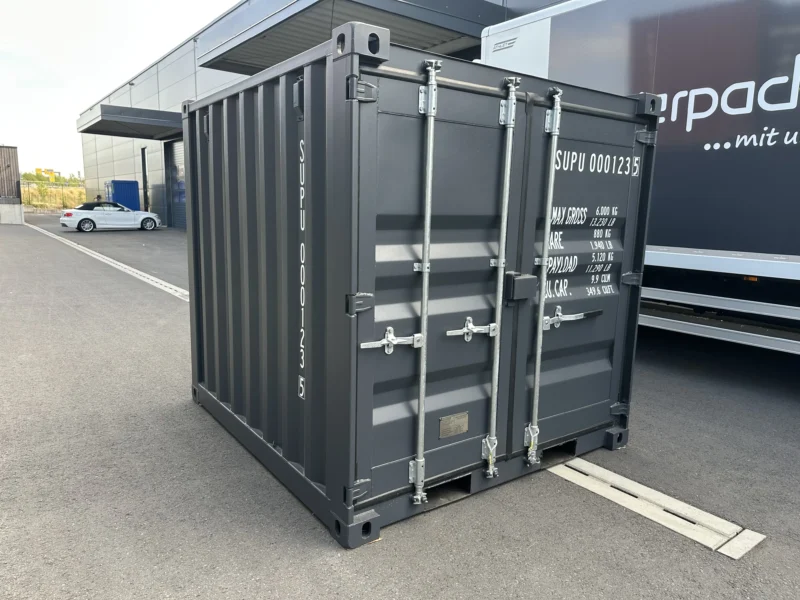 Neuer 8 Fuß Seecontainer Grau SUPU-000123-5