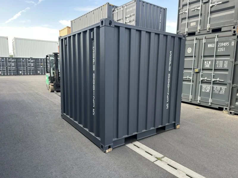Neuer 8 Fuß Seecontainer Grau SUPU-000123-5