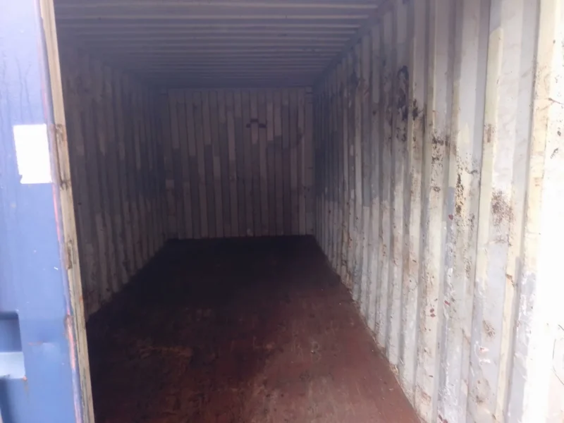 AS-IS Gebrauchter 20 Fuß Seecontainer Blau CMAU-111734-1
