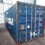 AS-IS Gebrauchter 20 Fuß Seecontainer Blau CMAU-111734-1