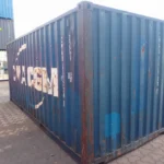 AS-IS Gebrauchter 20 Fuß Seecontainer Blau CMAU-111734-1