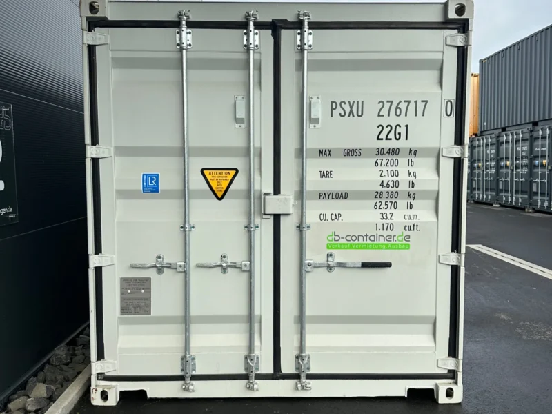 Neuer 20 Fuß Seecontainer Grau PSXU-276717-0