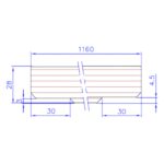 Containerbodenplatte Plywood