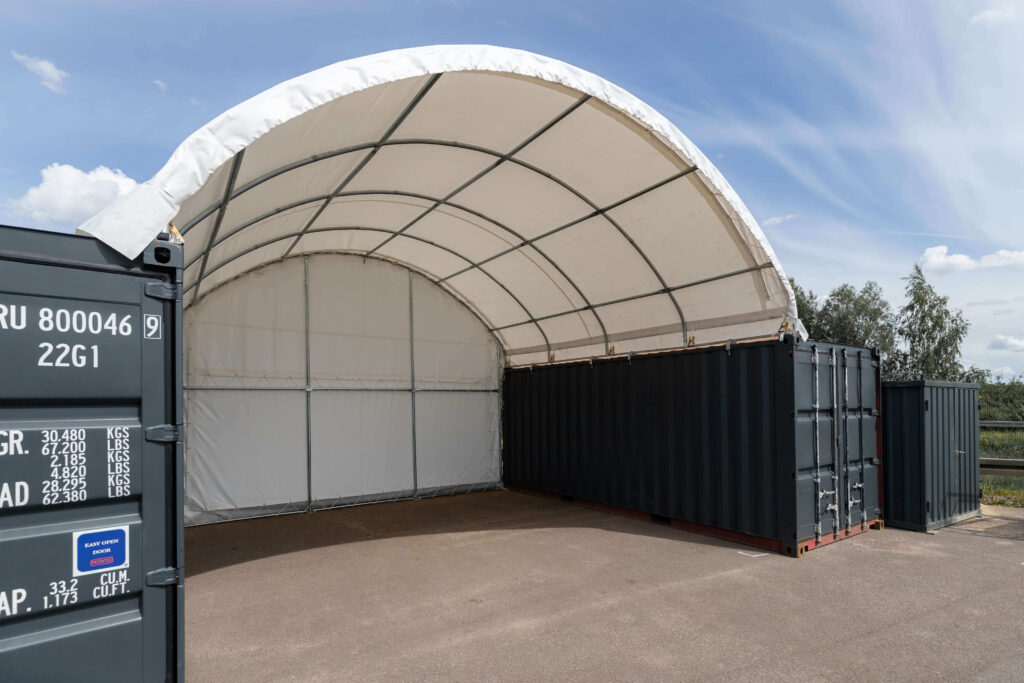 Containerzelt 6x6 m