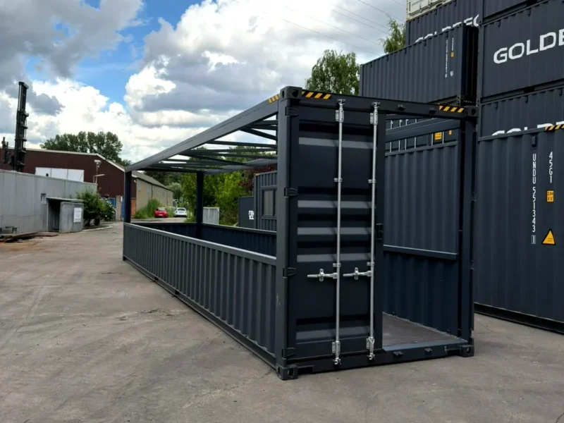 Individuell umgebauter Container von DB Container
