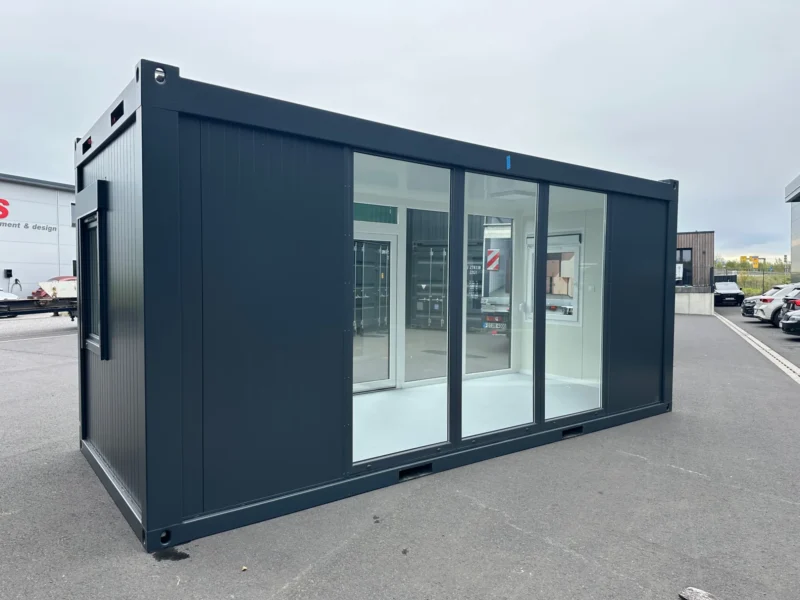 Neuer 20 Fuß Bürocontainer Grau DBVU-000015-0