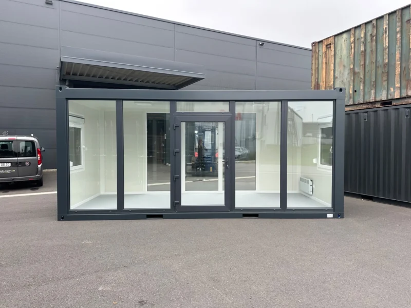 Neuer 20 Fuß Bürocontainer Grau DBVU-000015-0